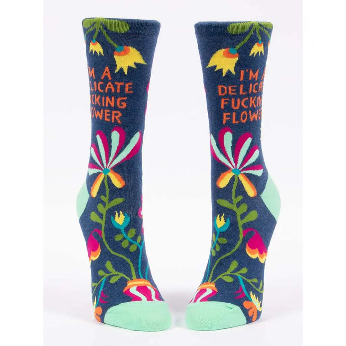 Blue Q : Women's Socks - I'm A Delicate F*cking Flower