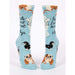 Blue Q : Women's Crew Socks - People I Want To Meet: Dogs at Annie's Hallmark