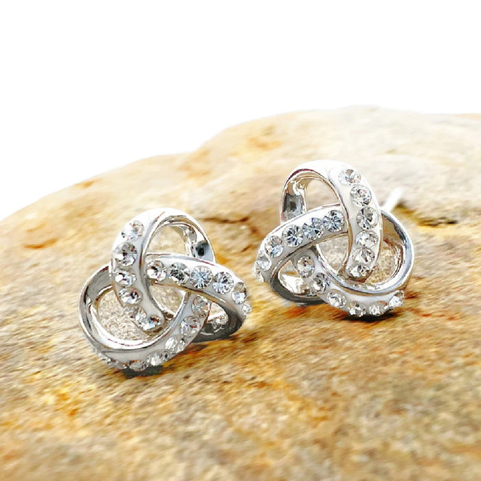 Shanore : Trinity Earrings with SW Crystals