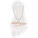 Sand & Stone - Dangle Anklet - Silver anklet - waterproof jewelry - Hypoallergenic jewelry - waterproof anklet 