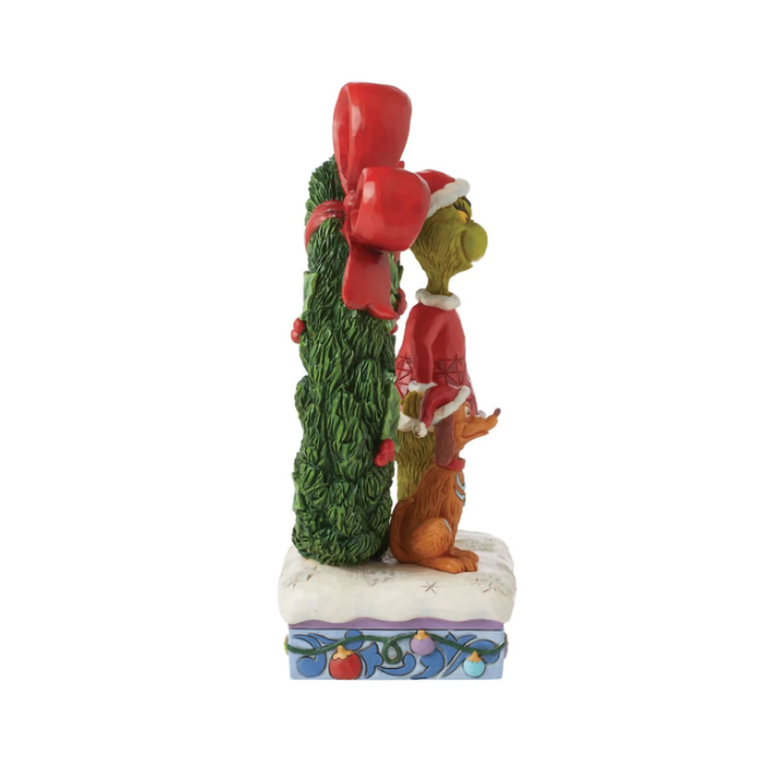 Jim Shore : Grinch & Max in Wreath Fig