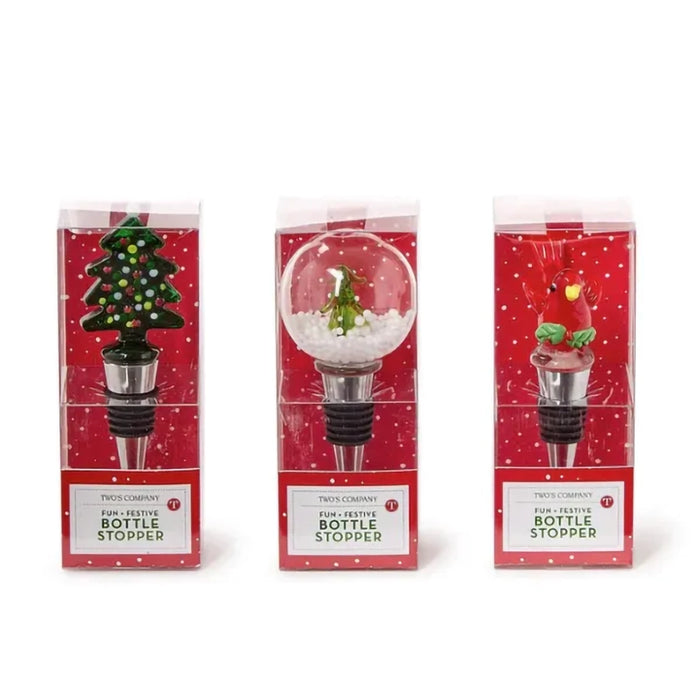 Two's Company : Holiday Bottle Stoppers