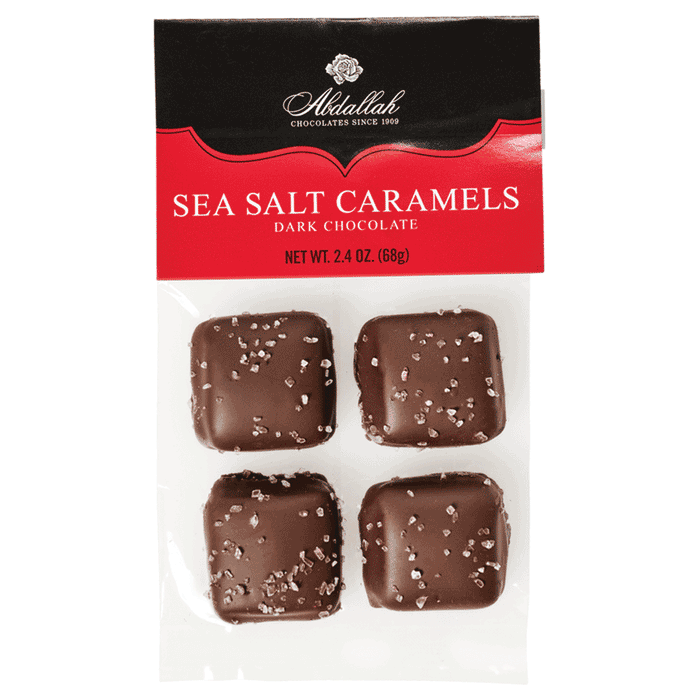 Abdallah Candies : Sea Salt Caramels - Dark Chocolate