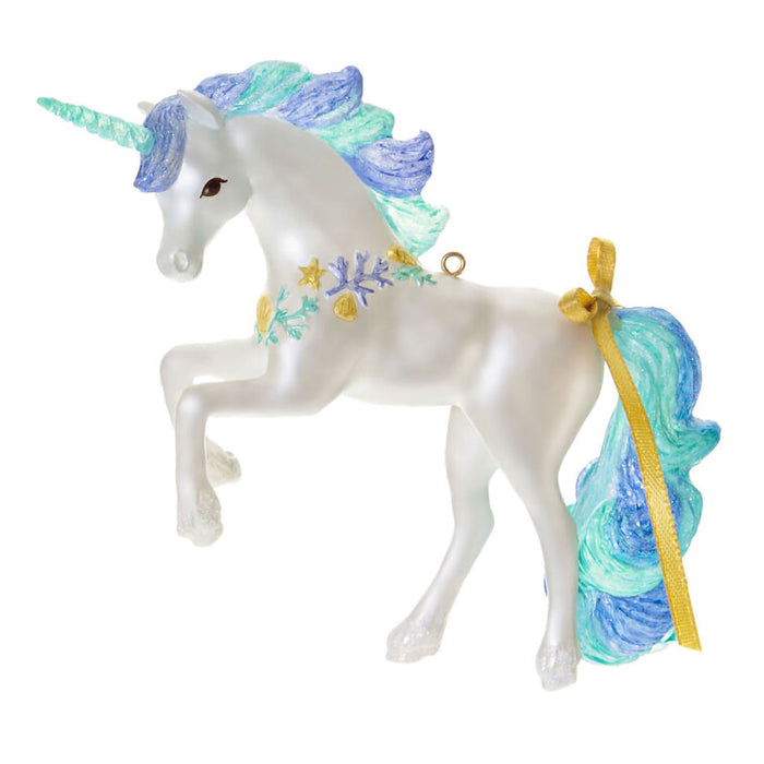 Hallmark : 2025 Keepsake Sensational Seaside Unicorn Ornament (297)