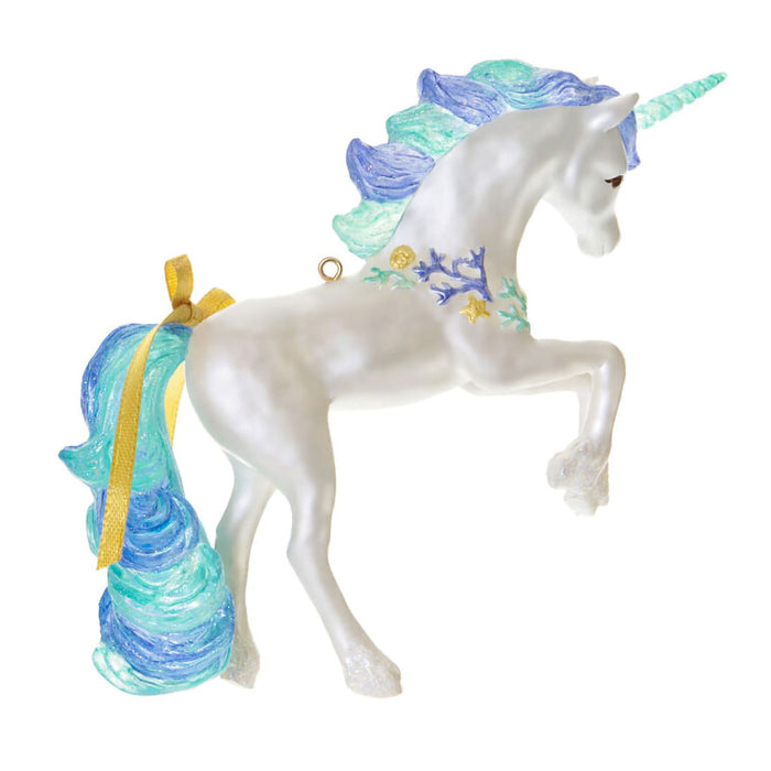 Hallmark : 2025 Keepsake Sensational Seaside Unicorn Ornament (297)