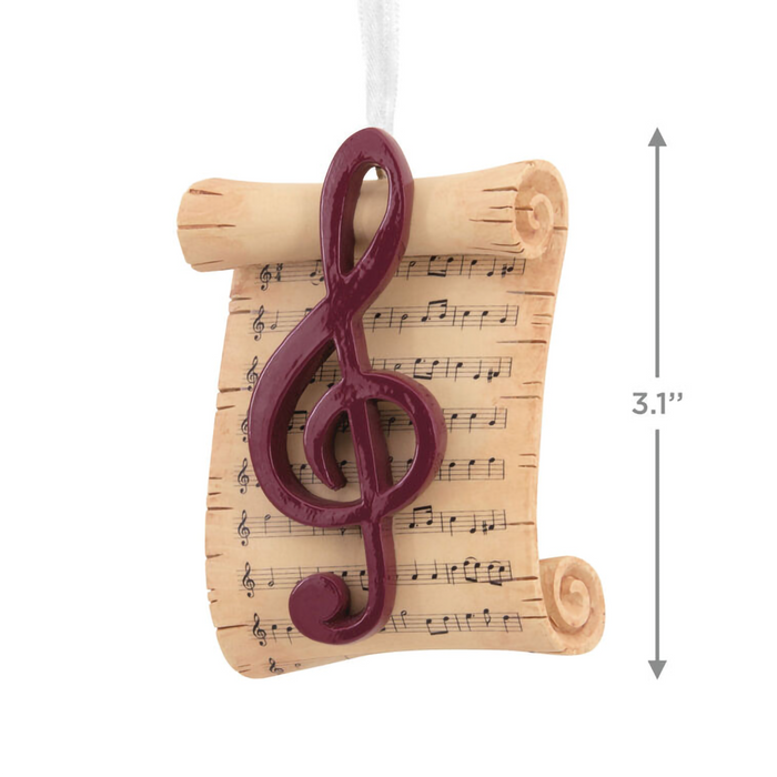 Hallmark : Sheet Music Hallmark Ornament