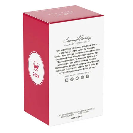 Hallmark : 2026 Keepsake Welcoming Wreath 19th in the Making Memories series (337)