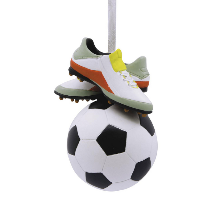 Hallmark : Soccer Ball and Cleats Hallmark Ornament - Tree Trimmer