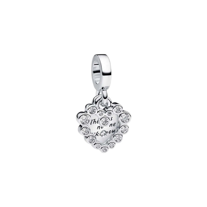 PANDORA : Sparkling Dangle Heart Bracelet Set