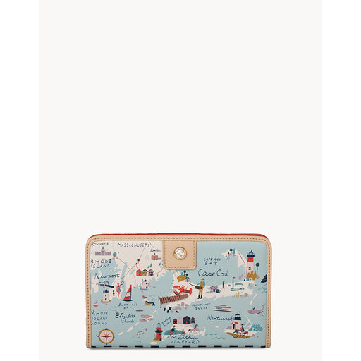 Spartina 449 - Northeastern Harbors Wallet - Cape Cod - souvenirs - gift ideas - map inspired - artwork - Spartina 449 near me