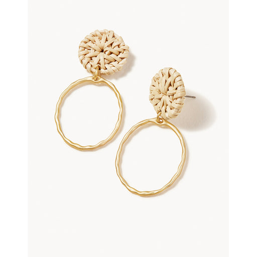 Spartina 499 jewelry-Matte finish earrings-Drop earrings- Gold earrings- Gold jewelry-gift shop-gifts for her