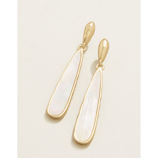 Spartina 499 jewelry-Matte finish earrings-Drop earrings- Gold earrings- Gold jewelry-gift shop-gifts for her