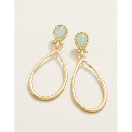 Spartina 499 jewelry-Matte finish earrings-Drop earrings- Gold earrings- Gold jewelry-gift shop-gifts for her