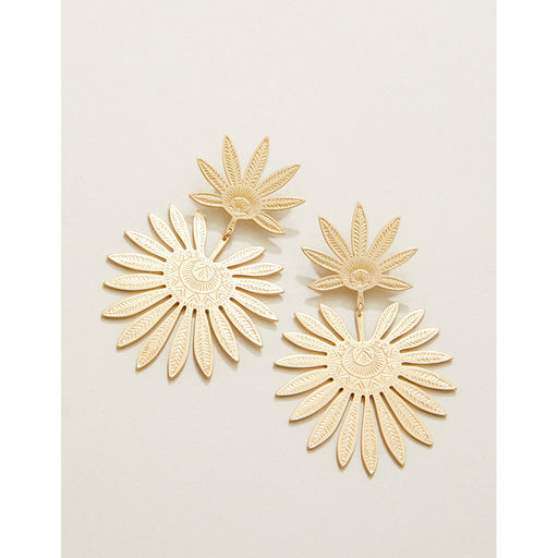 Spartina 499 jewelry-Matte finish earrings-Drop earrings- Gold earrings- Gold jewelry-gift shop-gifts for her