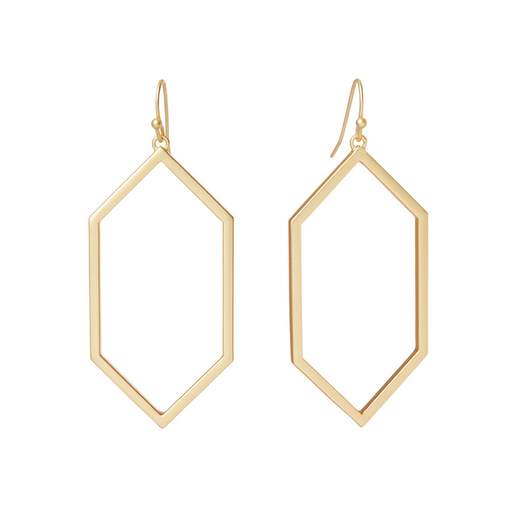 Spartina 499 jewelry-Matte finish earrings-Dangle earrings-Gold earrings- Gold jewelry-gift shop-gifts for her