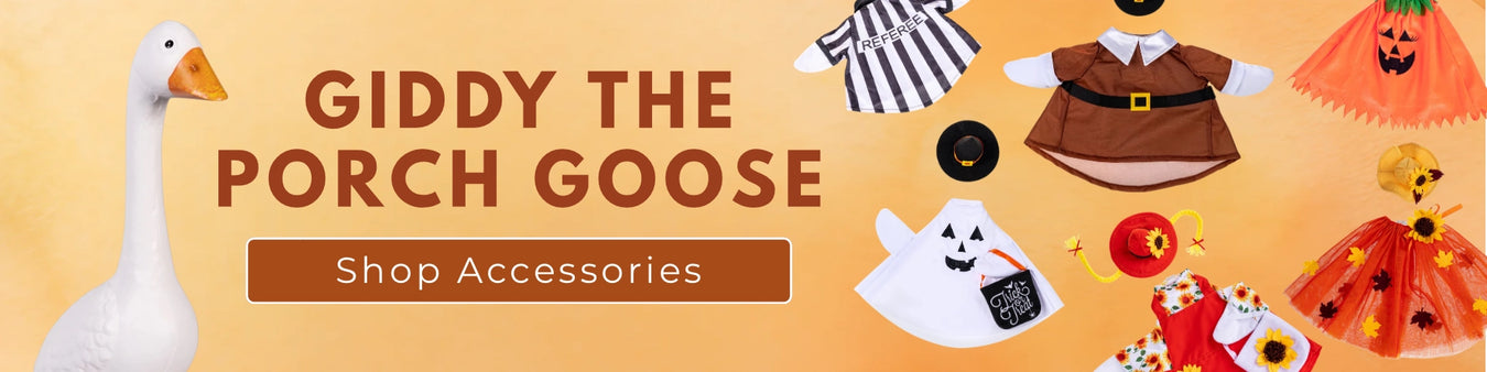Giddy the Goose - The Friendly Porch Goose Perfect For Every Holiday and Season