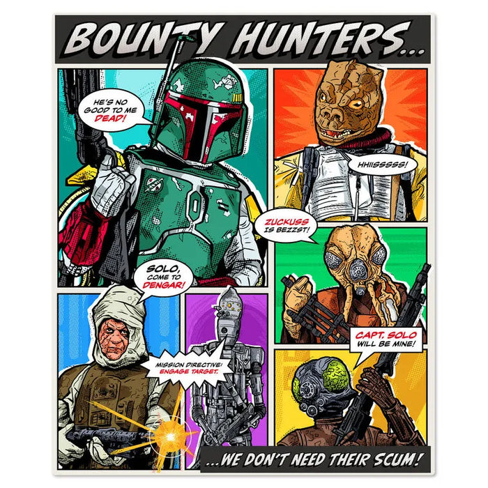 Hallmark : Star Wars™ Bounty Hunters Throw Blanket, 50x60
