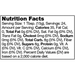Stonewall Kitchen Holiday Jam nutrition facts label showing calories, carbs, and ingredients