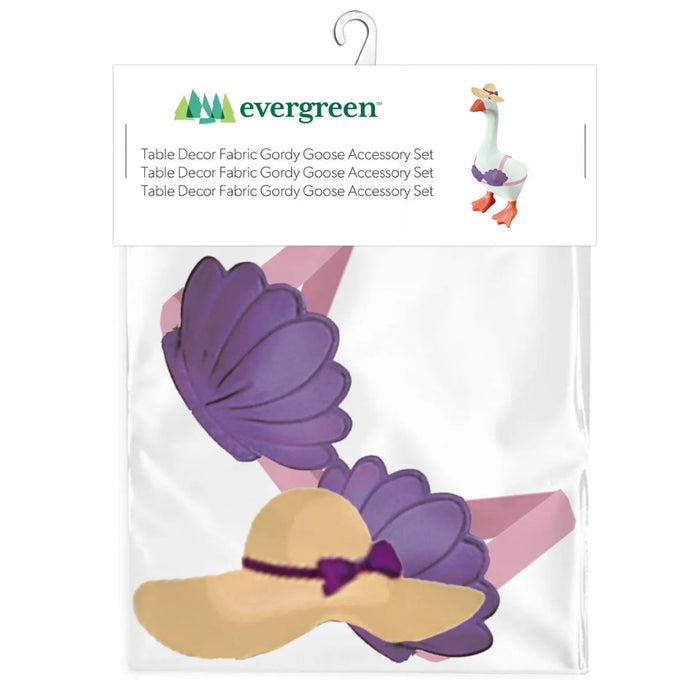 Evergreen Hula Gordy Desktop Goose Costume for tropical-inspired tabletop decor