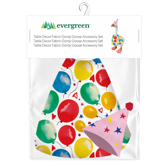 Evergreen Birthday Gordy outfit for creating a cheerful and celebratory tabletop display