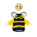 Evergreen Giddy the Goose Bee Outfit with yellow stripes, bee wings, and floral straw hat