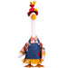 this charming scarecrow porch goose outfit, designed to bring a touch of rustic whimsy to any porch or garden décor. 