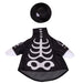 spooky fun to any Halloween displays with this Skeleton outfit, designed to turn any porch goose into the life of the party. 