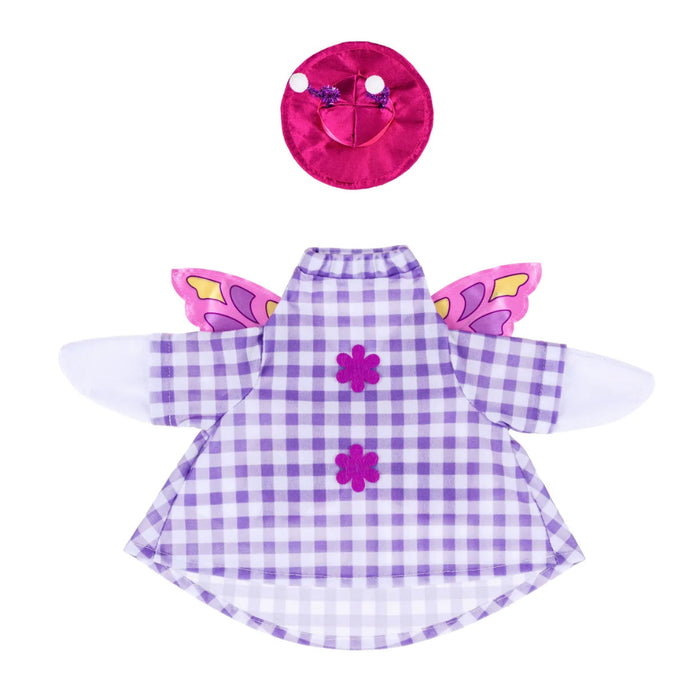 The Evergreen Giddy the Goose Outfit in Butterfly dresses your lawn or porch goose in a charming butterfly-themed costume that nature lovers and garden enthusiasts will adore.
