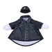 Evergreen Giddy the Goose Biker Outfit with jacket, cap, and sunglasses for porch goose decor