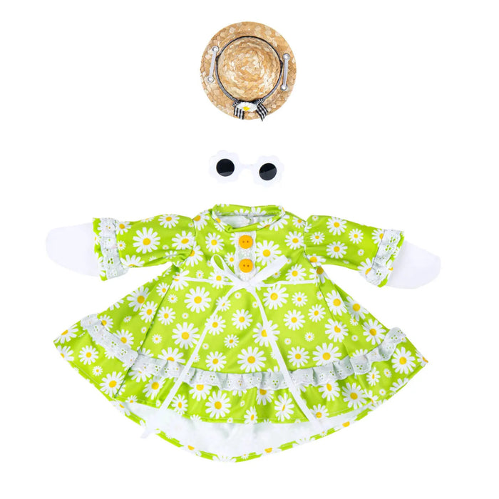 Porch Goose Daisy Dress floral outfit for playful garden, patio, and entryway decor