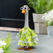 Porch Goose Daisy Dress floral outfit for playful garden, patio, and entryway decor
