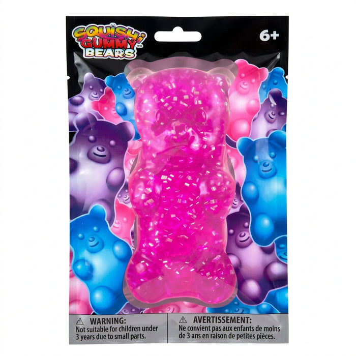 Incredible Novelties Gummy Bear Squishy Toy featuring a cute gummy bear-inspired design for playful squeezing and novelty toy collecting.