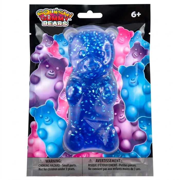 Incredible Novelties Gummy Bear Squishy Toy featuring a cute gummy bear-inspired design for playful squeezing and novelty toy collecting.