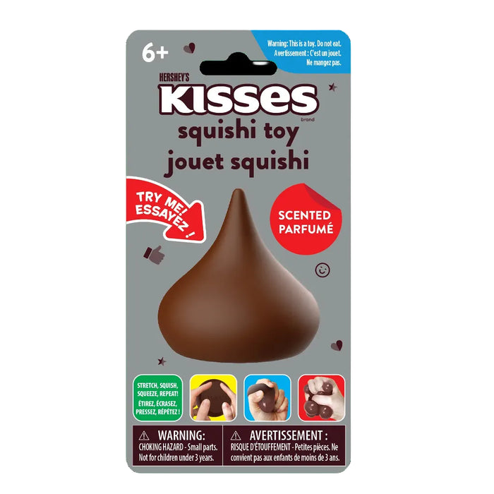  Incredible Novelties Hershey’s Kisses Squishy Toy featuring a chocolate candy-inspired design for playful squeezing and novelty collecting.