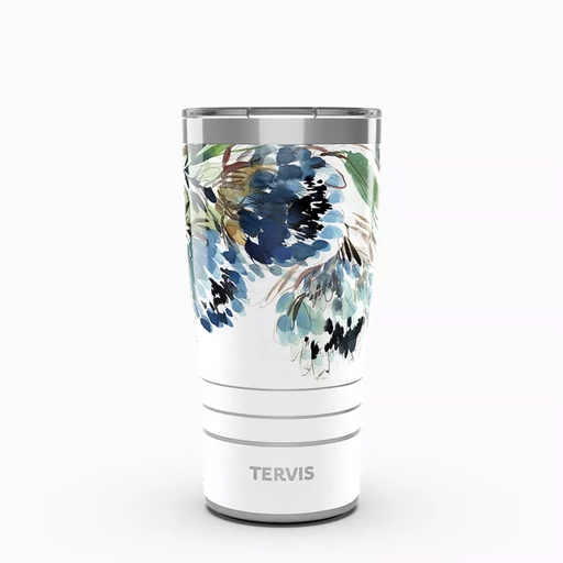 Tervis Kelly Ventura Protea stainless steel tumbler with slider lid on white background