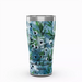Tervis Kelly Ventura Teal Botanical stainless steel tumbler with slider lid – 20 oz, featuring watercolor floral design in teal, green, and white.