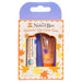 The Naked Bee Autumn Lip Care Duo with beeswax lip balm and honey glaze in fall-themed packaging