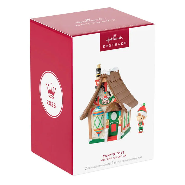Hallmark : 2026 Keepsake Tony's Toys 2nd in the Welcome to Elfville series (319)