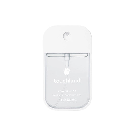 Clear packaging of a touchland unscented product on a white background