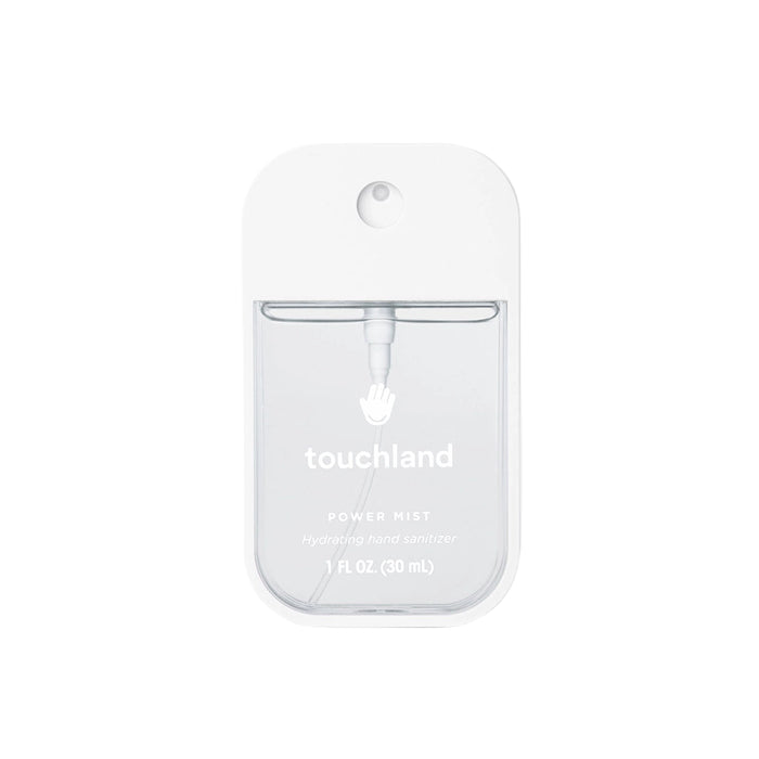 Clear packaging of a touchland unscented product on a white background