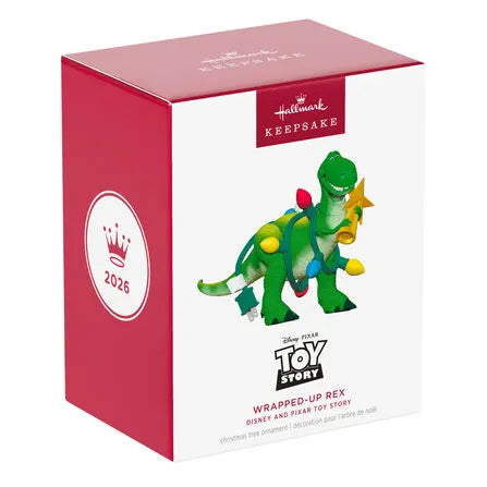 Hallmark : 2026 Keepsake Wrapped-Up Rex Disney and Pixar Toy Story (339)