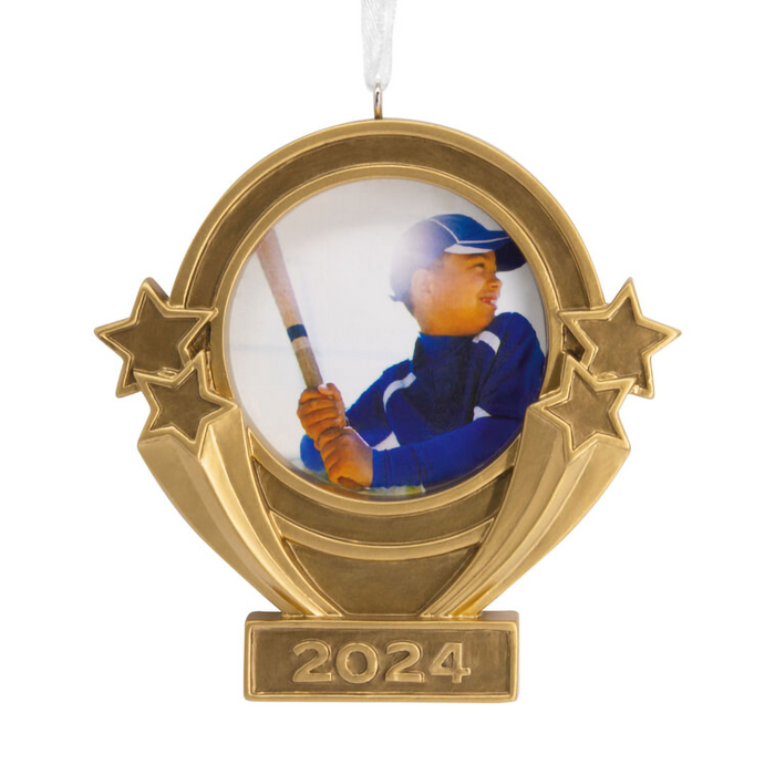 Hallmark : Trophy 2024 Photo Frame Hallmark Ornament