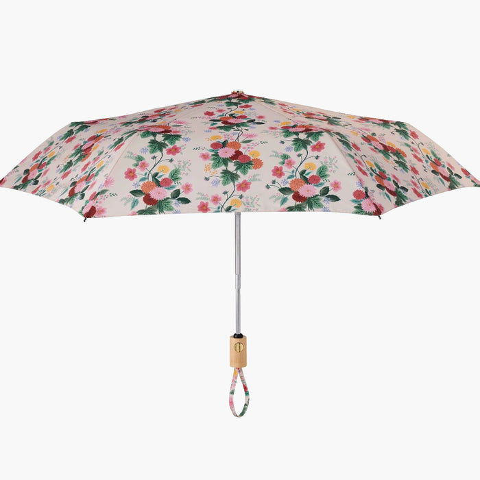 A stylish and durable umbrella designed to provide reliable protection from rain while complementing your everyday look