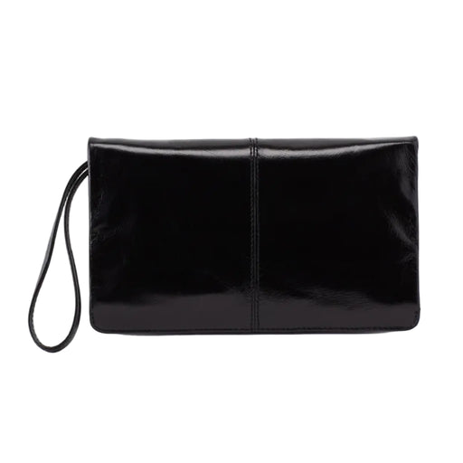 The Hobo Evolve Wristlet Black is a sleek and versatile accessory designed to keep your everyday essentials organized in style.