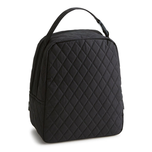 Front view of Vera Bradley Lunch Bag in Moonless Night with quilted design.