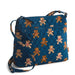 Vera Bradley Original Zip Hipster in Bunch of Bears, front view with adjustable strap and zippered pockets.