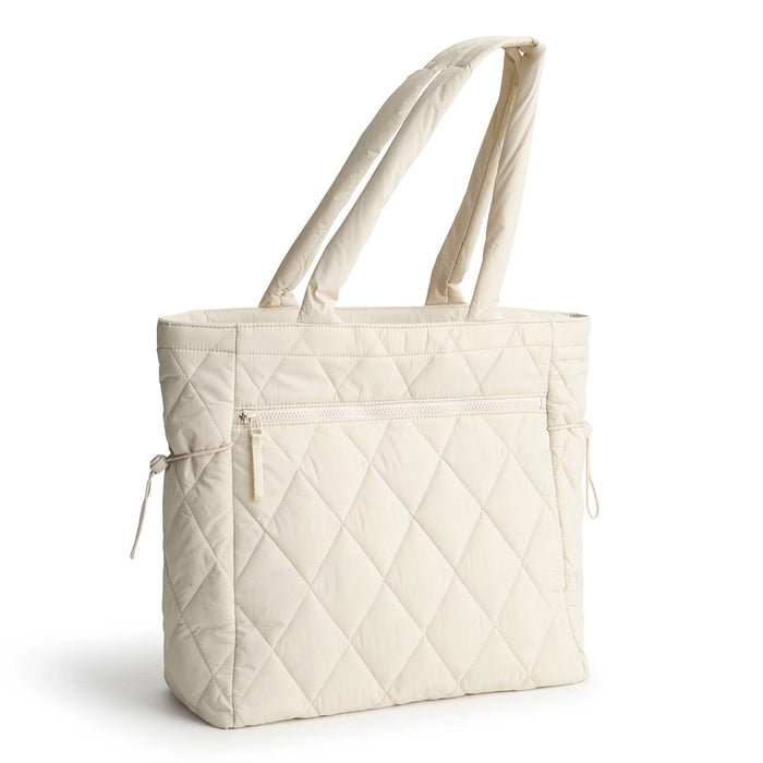 Back view of Vera Bradley Featherweight tote with zip pocket.