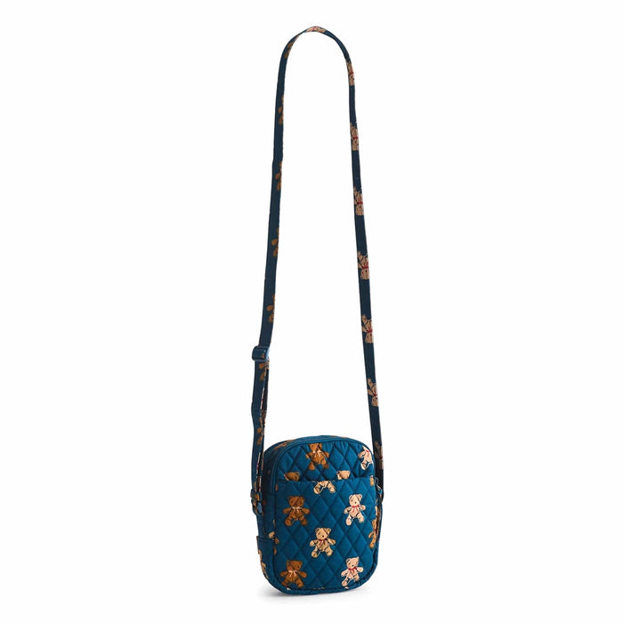 Side view of Vera Bradley Sullivan Crossbody in bunch of bears with long adjustable strap.