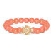 Fahlo Journey Bracelet Sunrise Glow with elastic beaded design, interactive sea turtle tracking experience, and support for Sea Turtle Conservancy wildlife conservation.