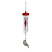 Chime Fantasy cardinal wind chime featuring sparkling crystal and metal design